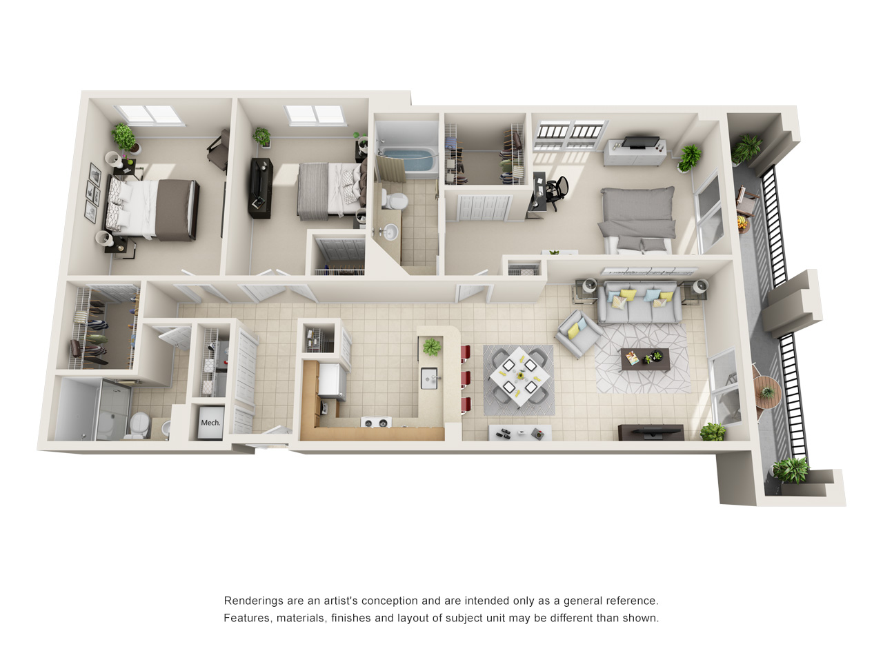 C1 - Durango floor plan